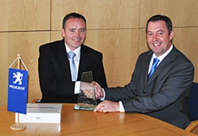 Colm Wins Peugeot Sales Challenge