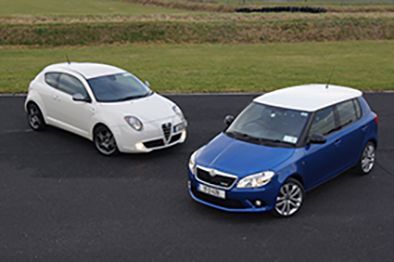 Alfa Romeo Mito Cloverleaf -vs- Skoda Fabia RS