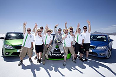 Skoda breaks 200mph Barrier