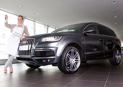 Rachel Allen Receives Her New Audi Q7