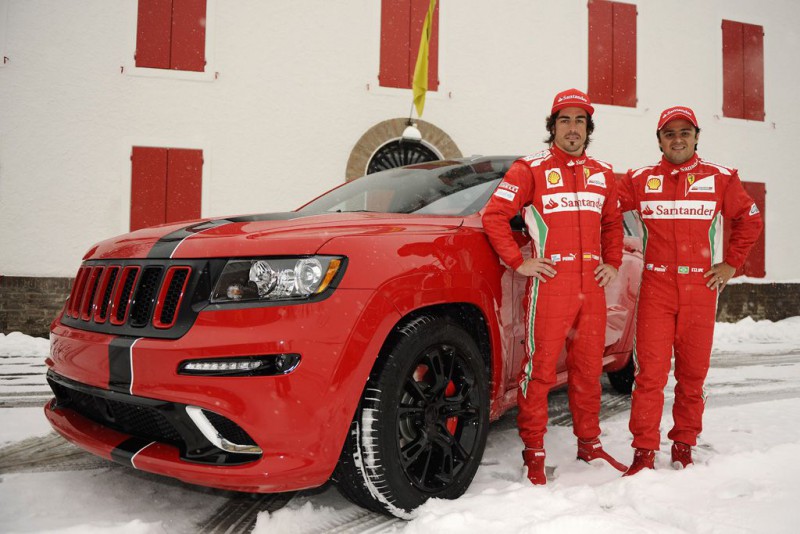 Ferrari F1 Drivers Receive New Jeeps