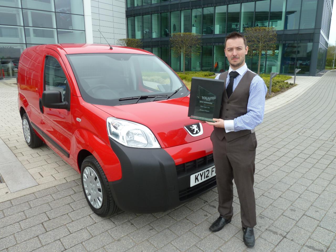 Peugeot Bipper awarded Best Light Van