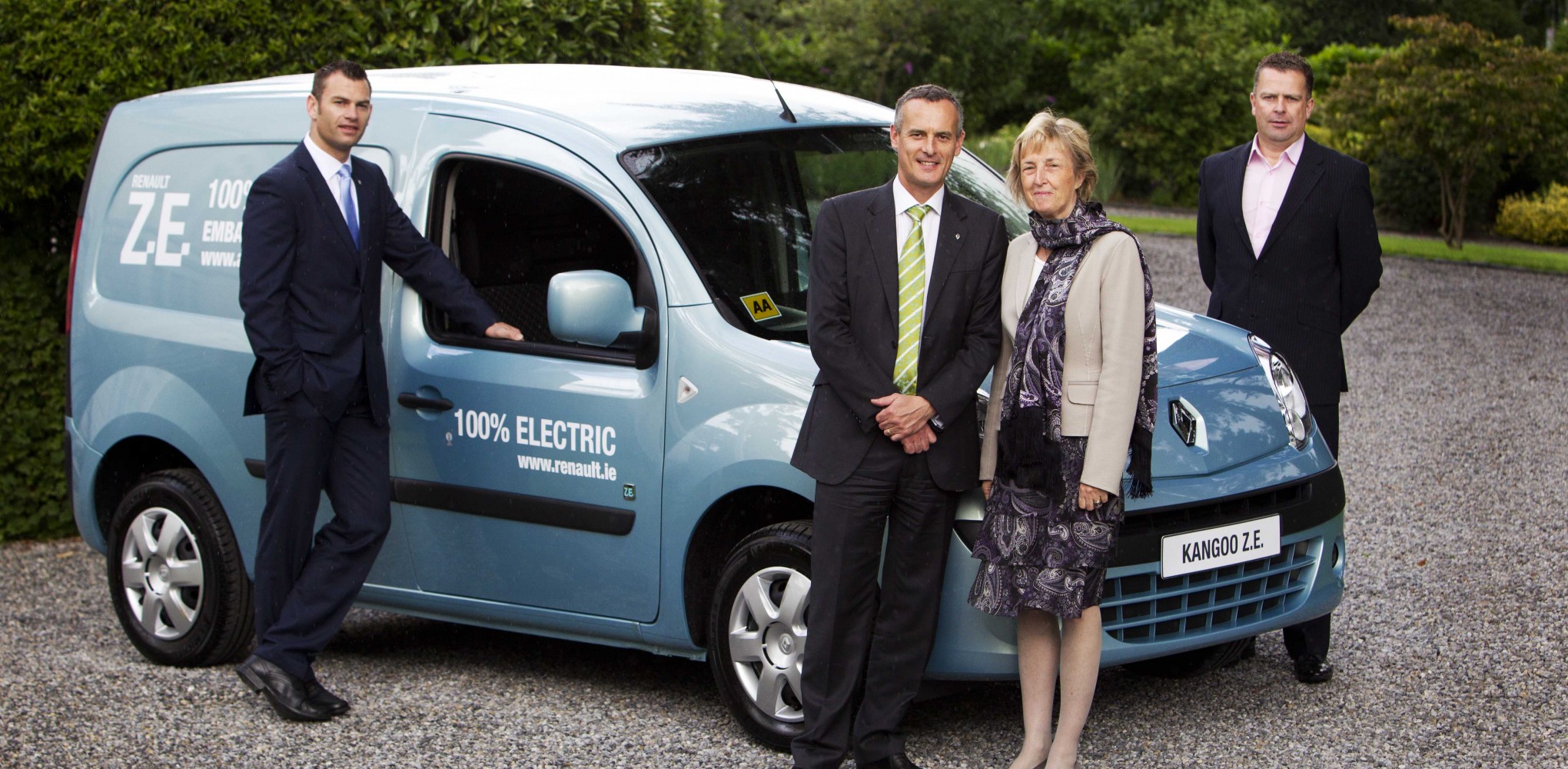 French Embassy Drives Renault Kangoo Z.E.