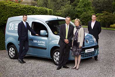 French Embassy Drives Renault Kangoo Z.E.