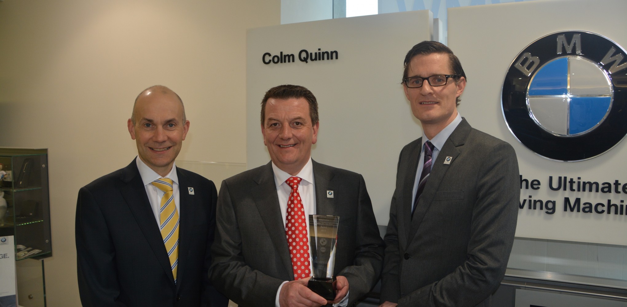 Aftersales Dealer of the Year Award for Colm Quinn
