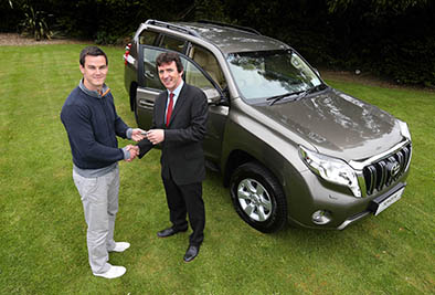 Jonathan Sexton Teams with Toyota