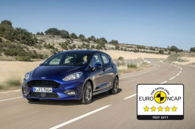 Maximum 5-Star Safety Rating For New Ford Fiesta