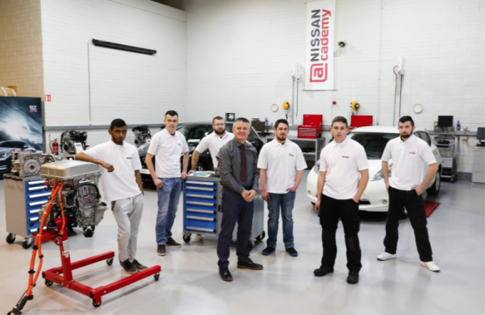 Nissan Apprentice Academy Introduces EV Tech Training