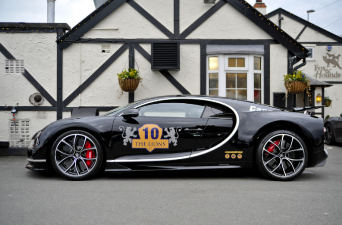 Bugatti Chiron Joins Cannonball Lions Trip