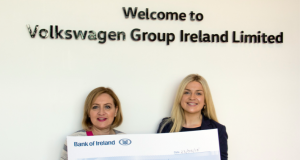 Volkswagen Snapshot Cheque Handover