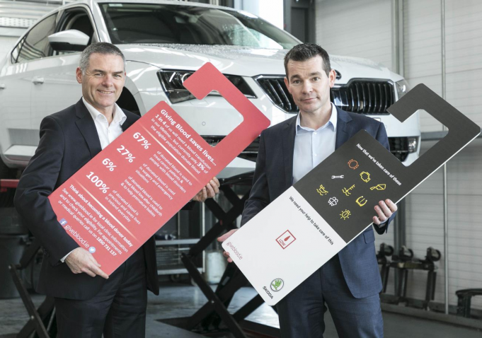 ŠKODA Service Partners With The Irisih Blood Transfusion Service