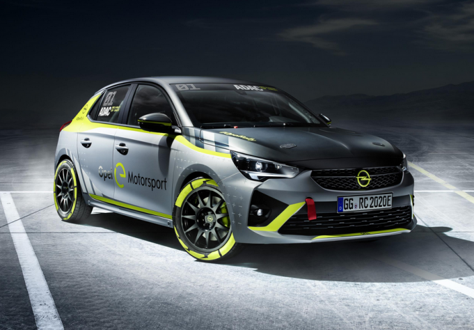 Electric Rally Car Based On Opel Corsa-E