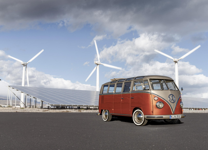 Volkswagen Commercial Vehicles Unveils The e-BULLI