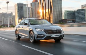 Electrifying New Škoda Octavia vRS iV