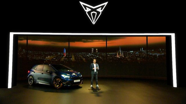 CUPRAPresident,WayneGriffiths,attheCUPRABornpresentation