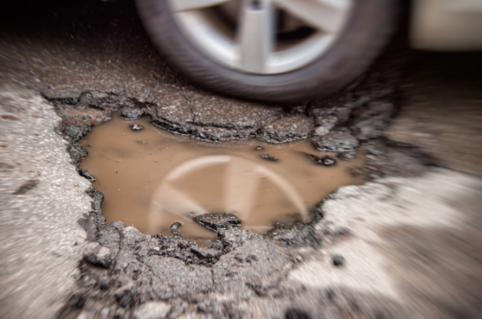 Potholes Remain An Issue On Irish Roads