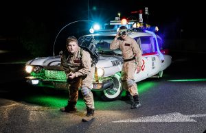 Ecto-1 Ghostbusters Car Gearing Up For Cannonball