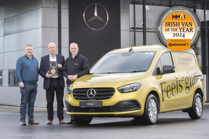 Mercedes-Benz Citan Wins Irish Van of the Year 2024 Award