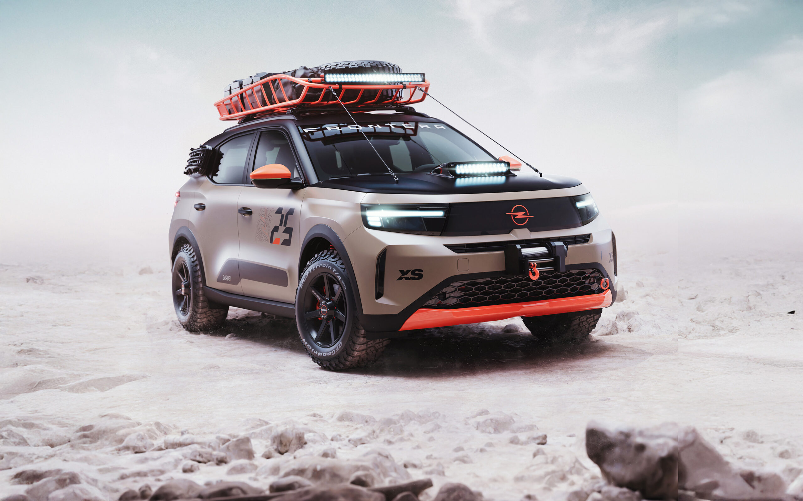 Rugged Opel Frontera SUV