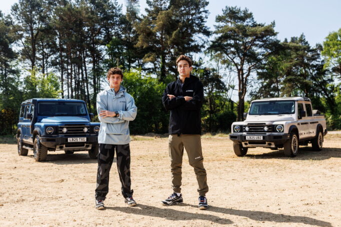 George Russell & Kimi Antonelli Off Road with INEOS