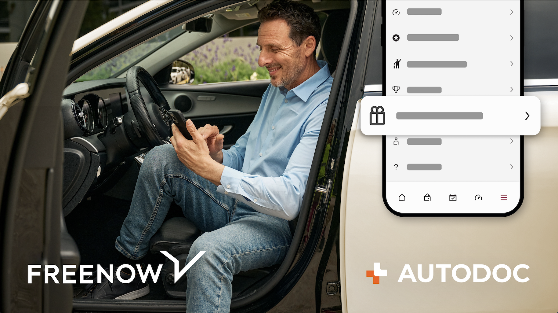 FREENOW and AUTODOC discounts for Irish Taxi Drivers