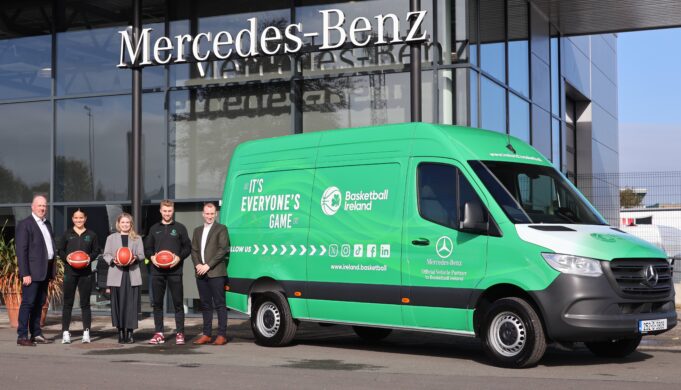Mercedes-Benz vans Team up with Basketball Ireland