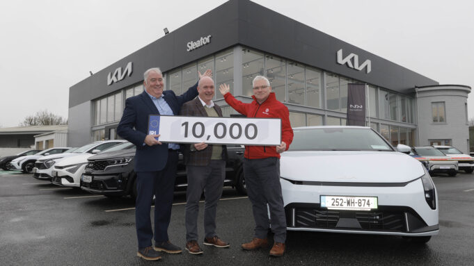 Kia Achieve 10,000 Annual Sales in Ireland